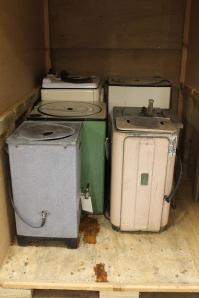 Small collection of 6 early washing machines. (1930s-1950s)