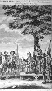 The Oak of Reformation - Under this tree Kett & his advisers met to discuss plans and issue orders.  