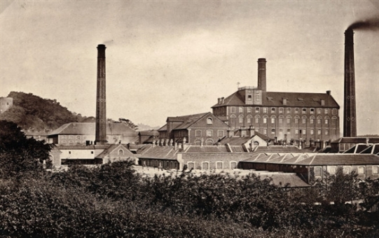 Carrow Works in the 19th century